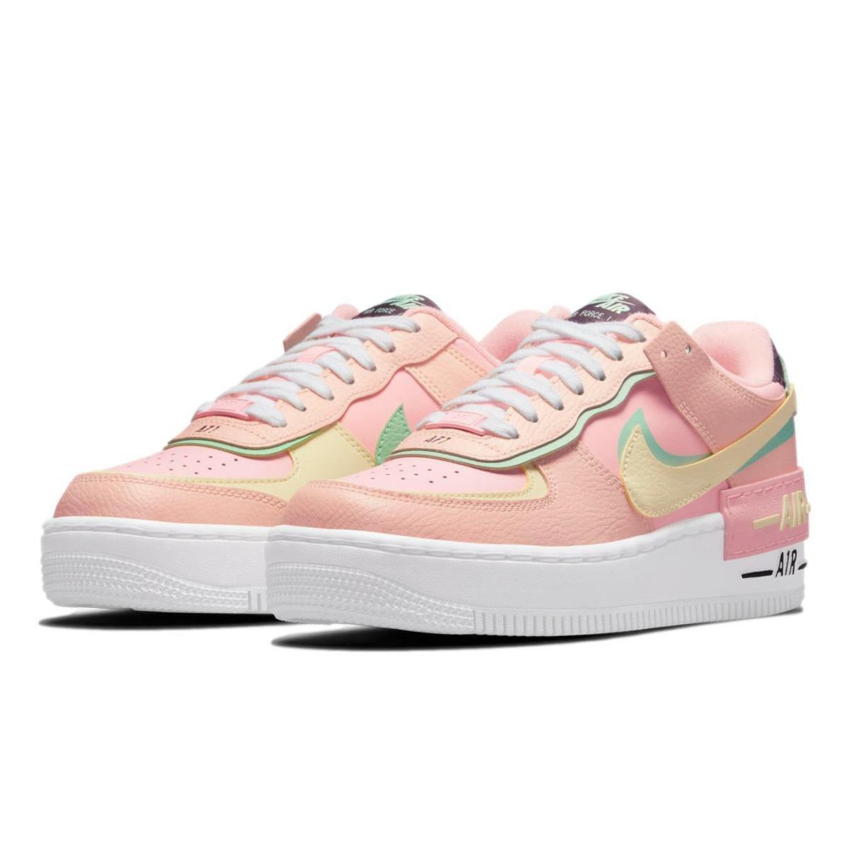 Nike Women`s Air Force 1 AF1 Shadow `arctic Punch` Shoes CU8591-601 - Multicolor