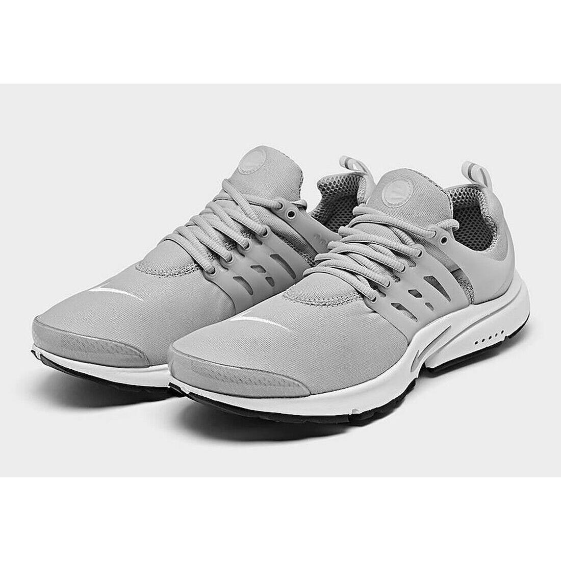 nike air presto grey and white