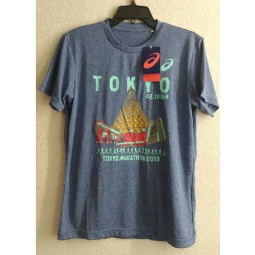ASICS clothing Tokyo Marathon - Blue 5