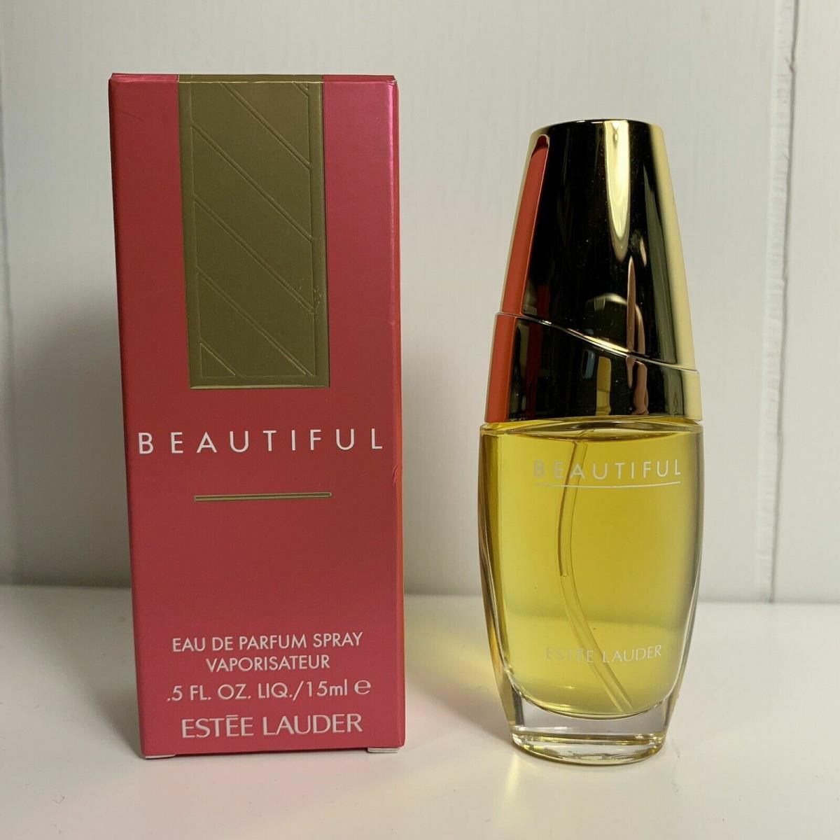 Beautiful Perfume by Estee Lauder .5 oz/15ml Eau de Parfum Edp Spray Women`s