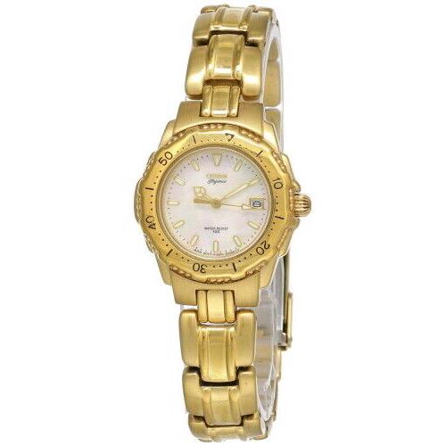 Citizen Elegance Mop Dial Stainless Steel Women`s Watch EM5132-51D