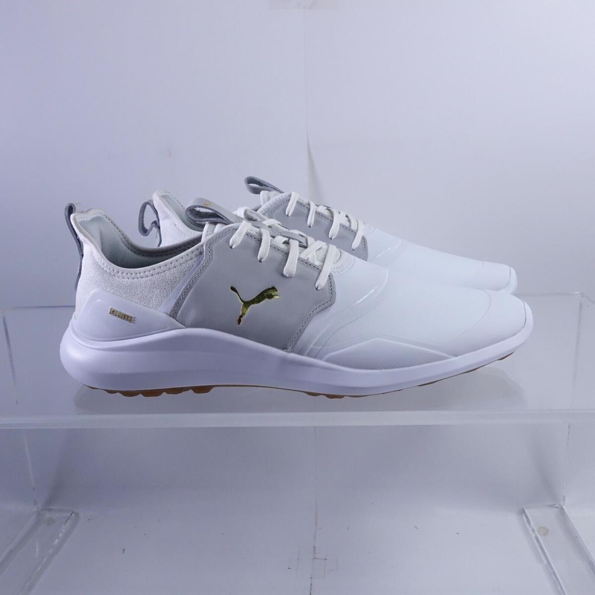 Size 7 Men`s / Women`s 8.5 Puma Ignite Nxt Crafted Waterproof Golf Shoes White
