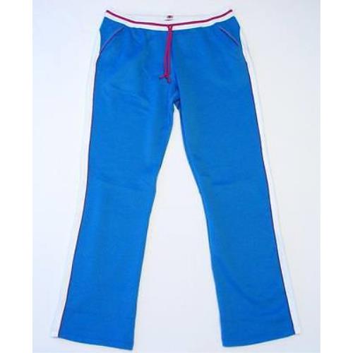 Nike Sphere Dry Moisture Wicking Blue Tennis Pants Women`s Large L