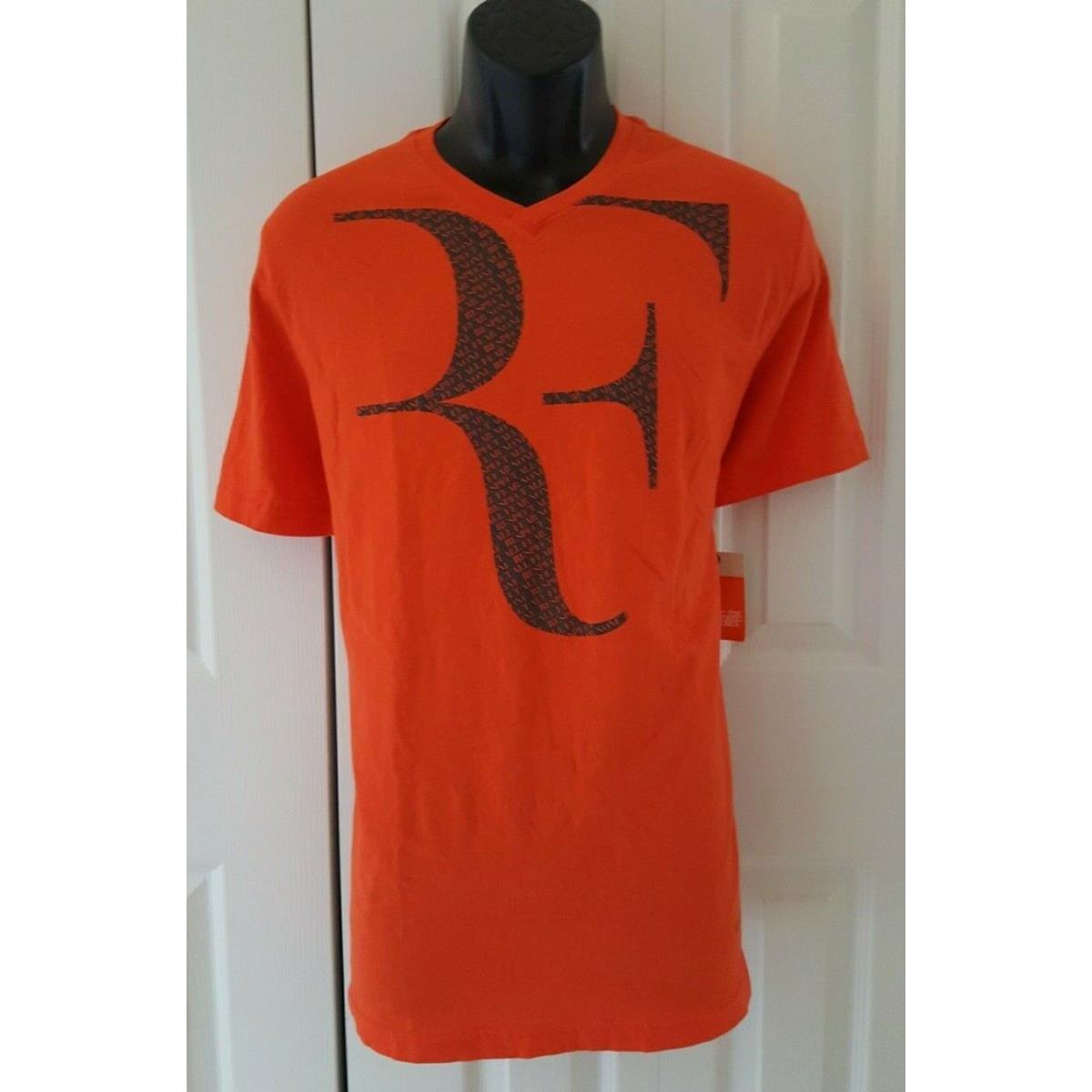Nike Men`s Premier Federer Men`s T-shirt Orange 646559-891