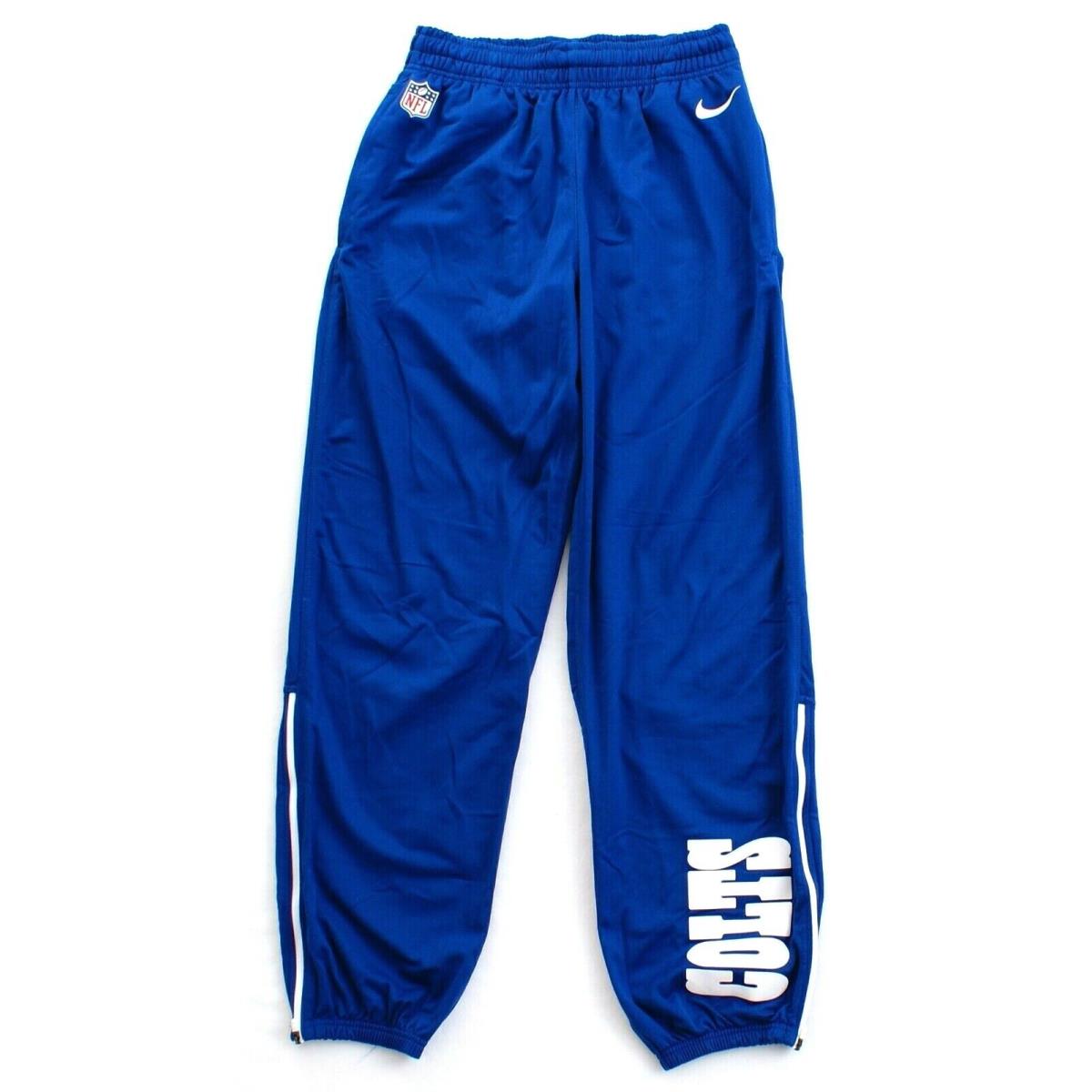 Nike Dri-fit Nfl Indianapolis Colts Blue Track Pants Men`s