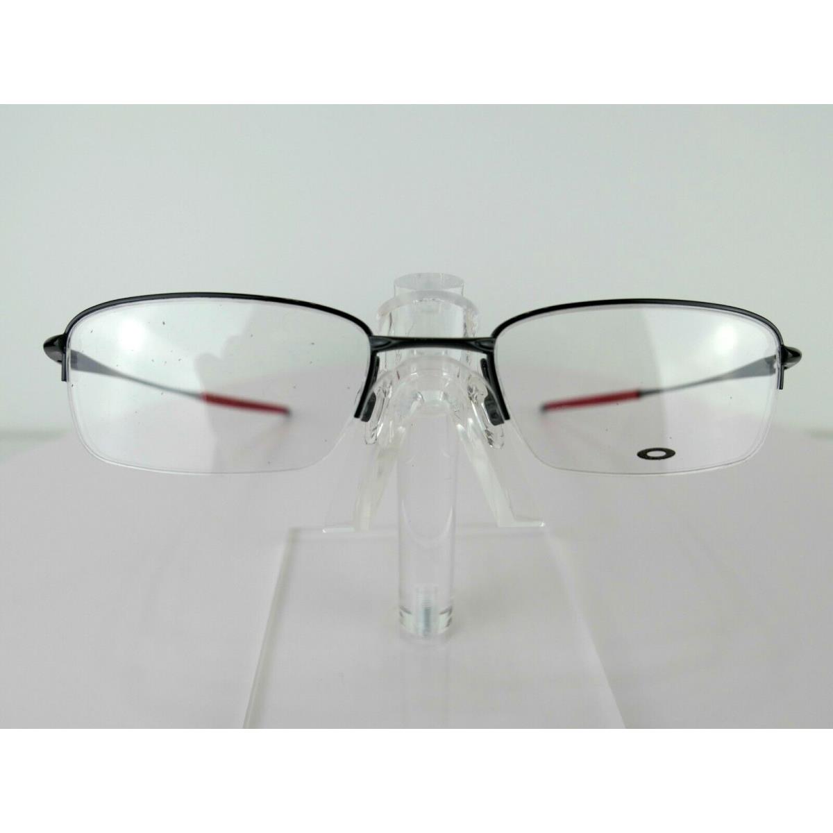 Oakley Top Spinner (51) OX 3133-0751 Top Spinner 51 OX 3133-0751 Pol Black / Red 51 x 19 Eyeglass Frames