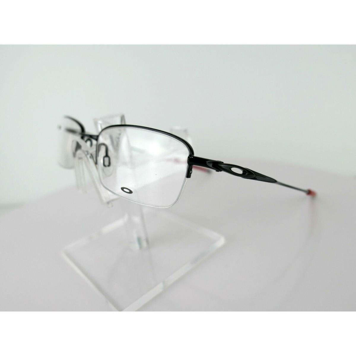 Oakley eyeglasses  - Black , Polished Black / Red Frame 0
