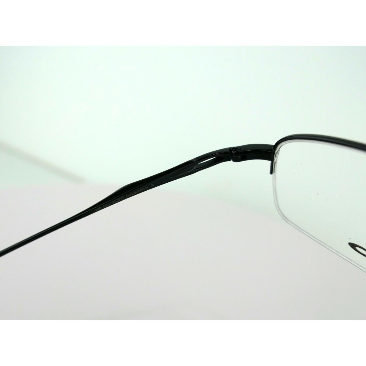 Oakley eyeglasses  - Black , Polished Black / Red Frame 4