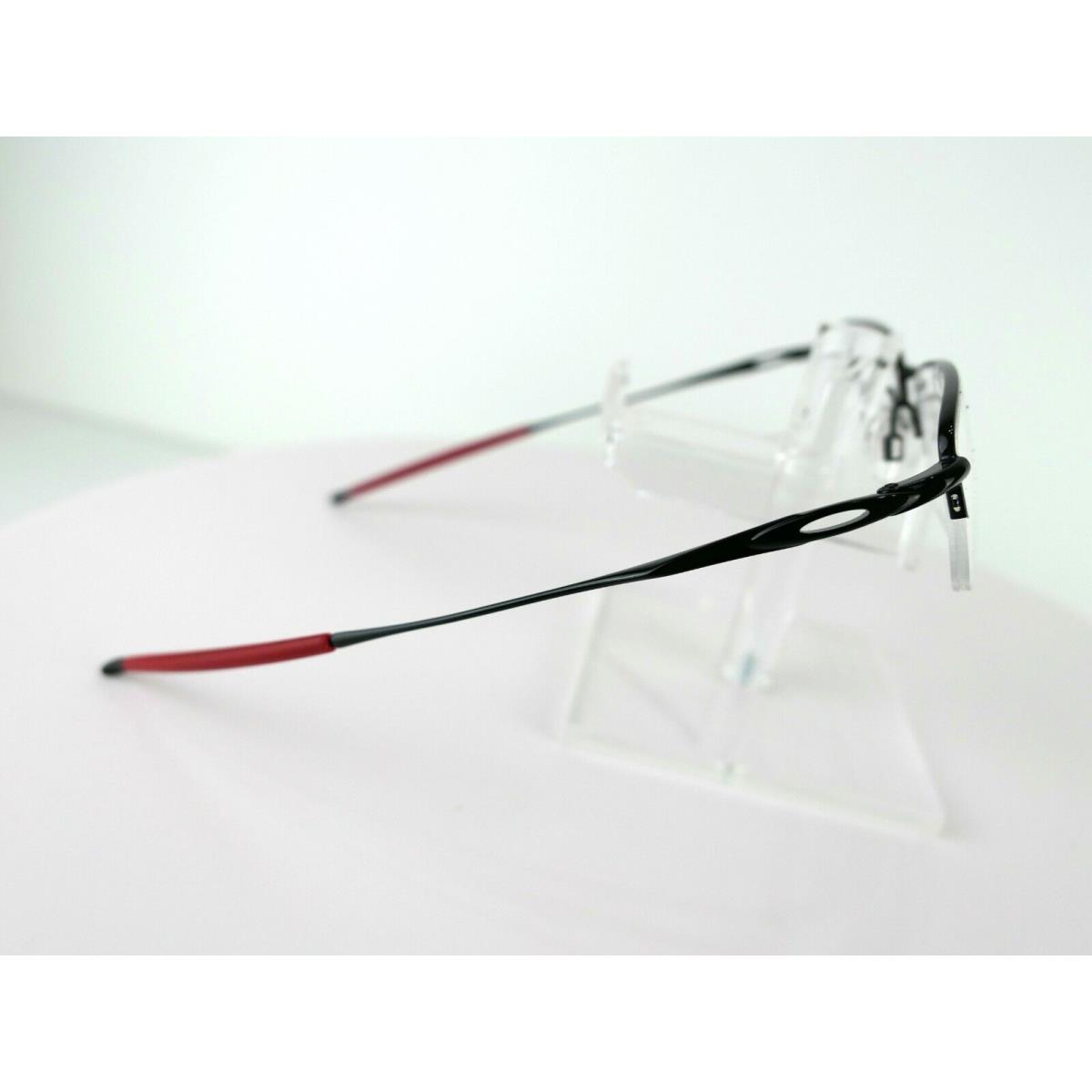 Oakley eyeglasses  - Black , Polished Black / Red Frame 5