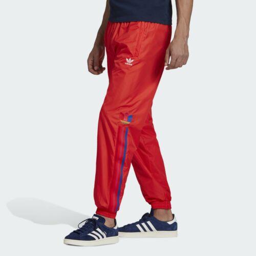 Adidas Originals 3D Trefoil 3-Stripes Track Pants Active Red GE6249 Medium