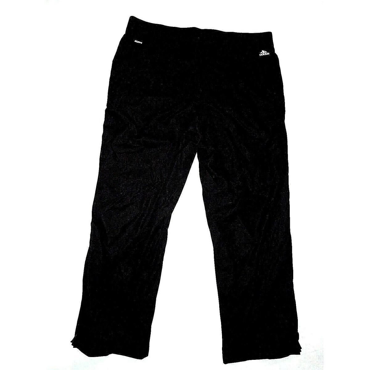 Adidas Women`s Black Softshell Golf Wet Weather Pants Size Large