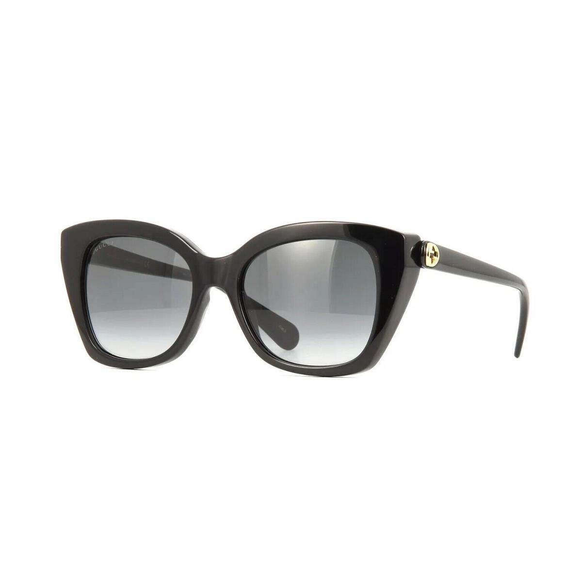Gucci Shiny Black 55 mm Gradient Women`s Sunglasses GG0921S-001 55
