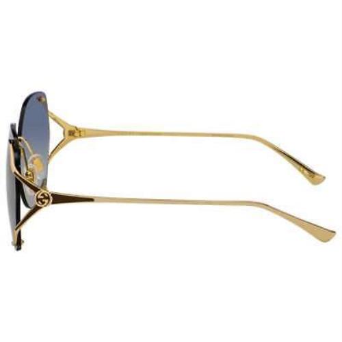 Gucci sunglasses  - Gold Frame, Grey Gradient Lens