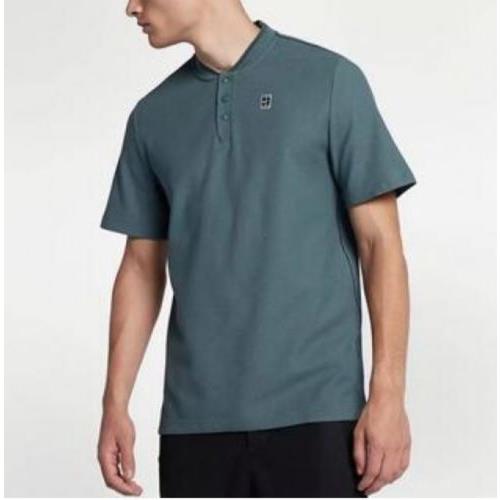 Men`s Nike 894863-374 Tennis Court Polo Shirt Cotton Size: Xxl Retail: