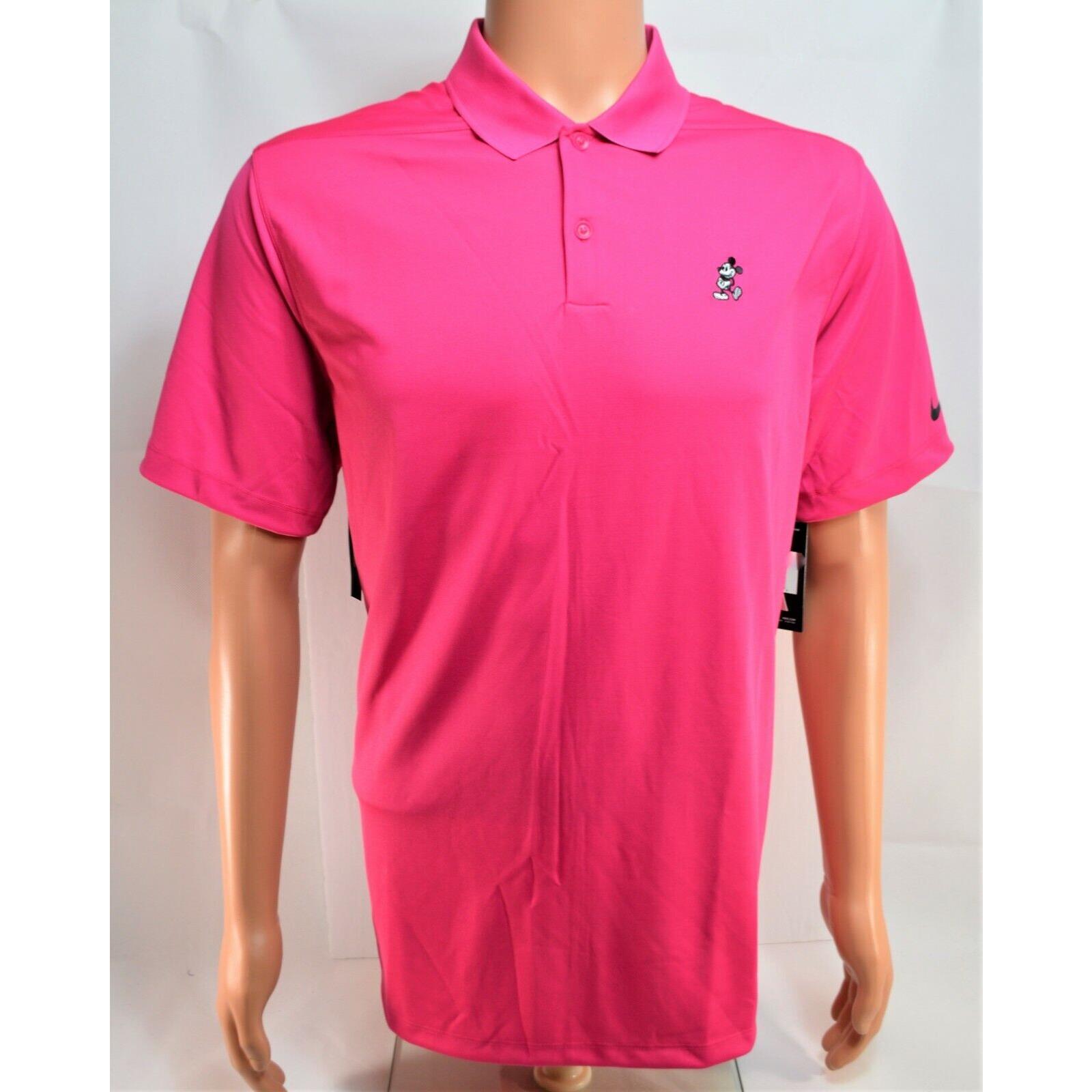 Disney Exclusive Nike Golf Pink Polo Shirt Sz XX Large Xxl 891881 616 Rare