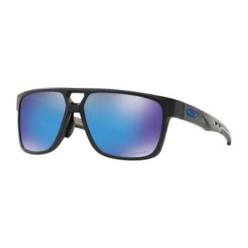 Oakley Sunglasses Crossrange Patch Matte Black Prizm Sapphire Lens OO9391-0660 - Black Frame, Blue Lens