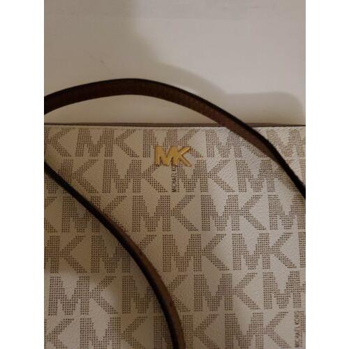 Michael Kors  bag  Jet Set Signature - Natural / Acorn / Gold Exterior, Beige Lining 1