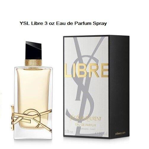 Ysl Libre Perfume by Yves Saint Laurent 3 oz Edp Spray For Women