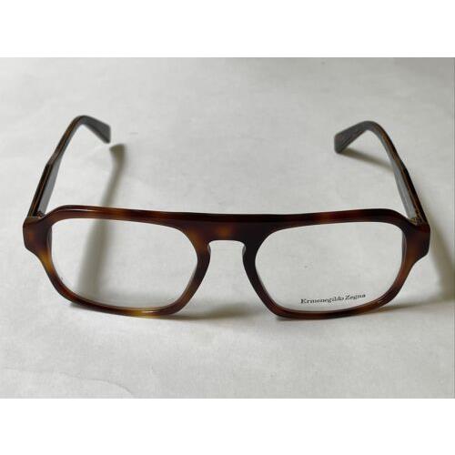 Ermenegildo Zegna eyeglasses  - Black , Havana Frame, Clear Lens 4