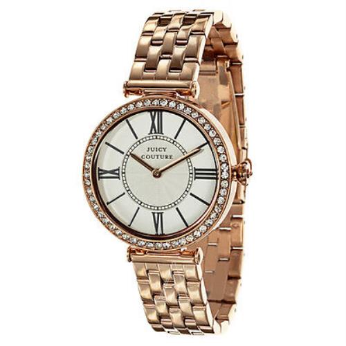 Juicy Couture Women`s J Couture Rose Gold-tone Bracelet Watch 1901128