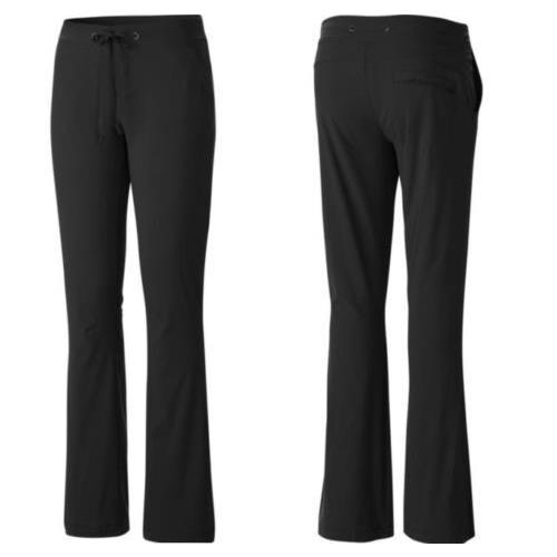 Columbia Women`s Anytime Outdoor Plus Size Boot Cut Pant Black 24W Regular