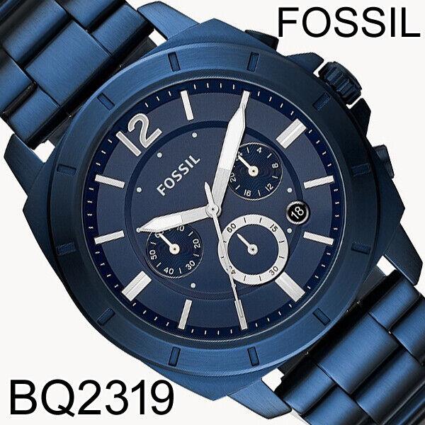 Fossil BQ2319 Privateer Sport Chronograph Blue Stainless Steel Watch