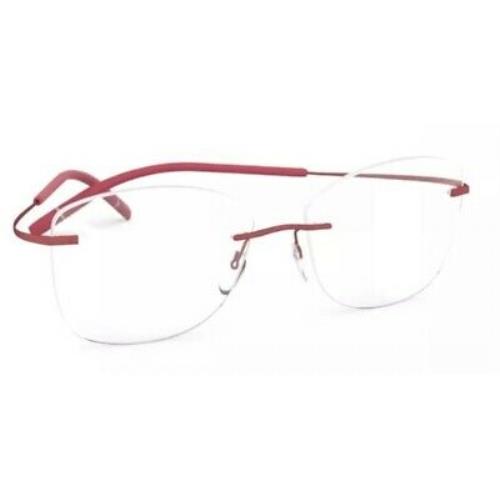 Silhouette Tma - The Icon II 5541 Eyeglasses Chassis 3040 Red