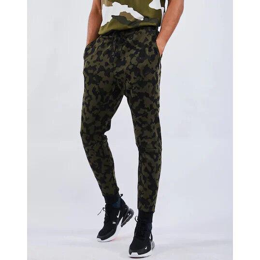 Nike Sportswear Slim Camo Jogger Pants Men`s Green / Black CJ5981-222