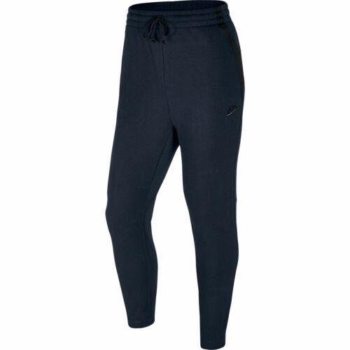 Nike Modern French Terry Cuff Men`s Sweatpants Athletic Navy/black 807920-451