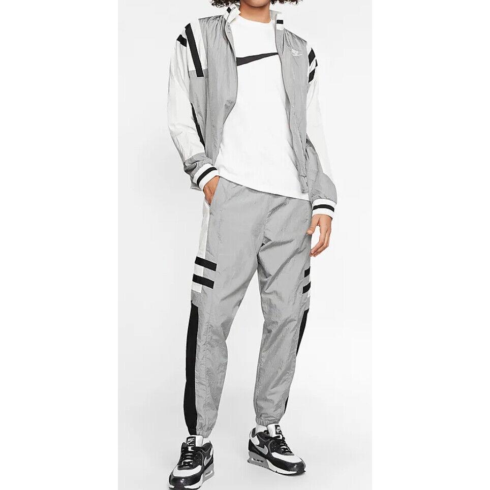 Nike Sportswear Men`s Woven Pants CJ4925-073 Particle Grey/summit White sz S-2XL