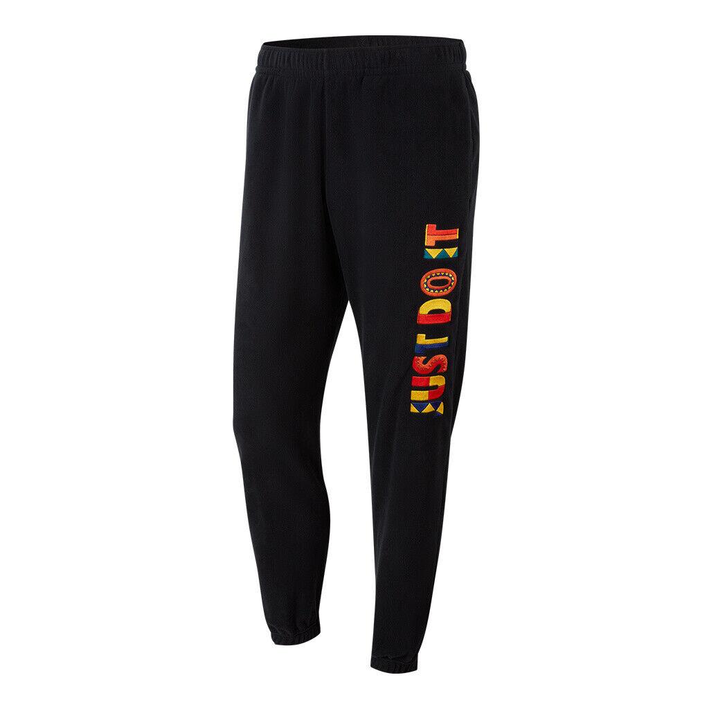 Nike Men`s Sportswear Reissue Fleece Pants Black/multicolor CW1676-010 e