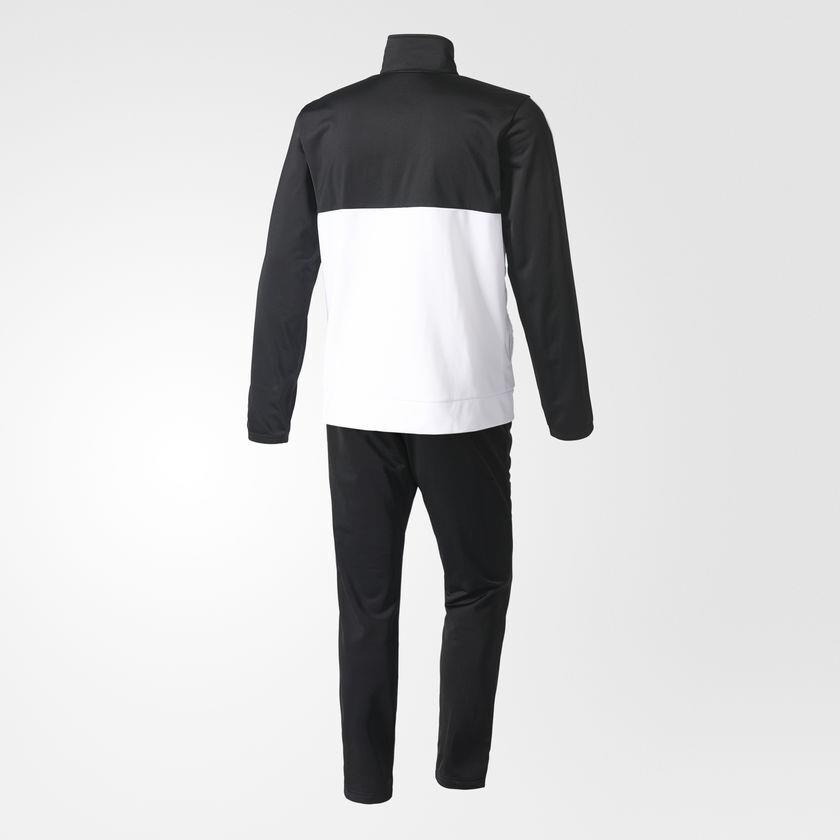 Adidas Men`s BK4091 3-STRIPES Track Suit Black White Jacket Pant Set | - Adidas clothing - black/white | SporTipTop