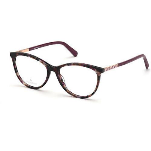 Women Swarovski SK5396 55B 52MM Eyeglasses