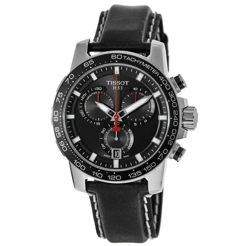 Tissot Supersport Chrono Black Dial Black Men`s Watch T125.617.16.051.00