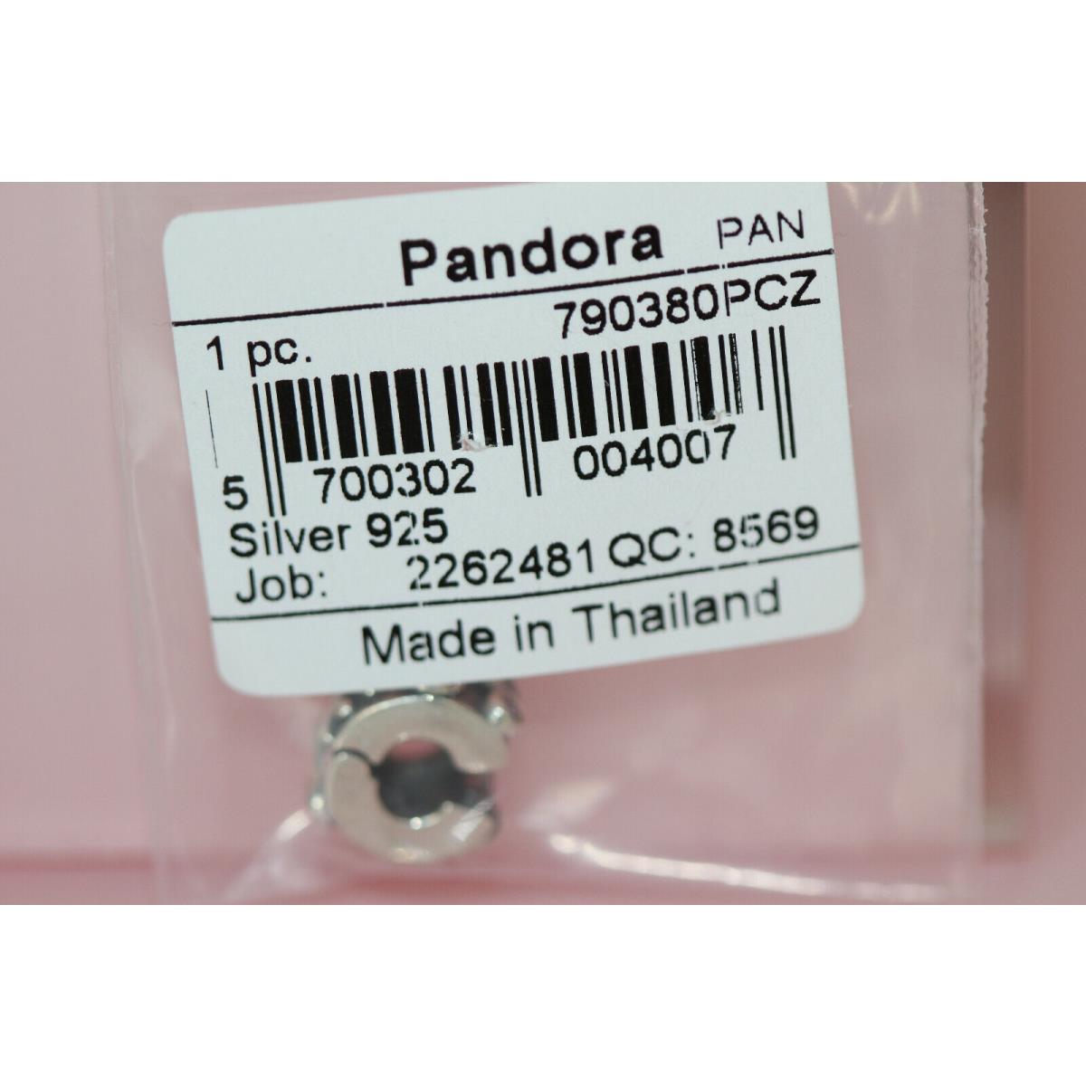 Pandora Pink Tendril Clip Charm Retired 790380PCZ Box Beware Fakes