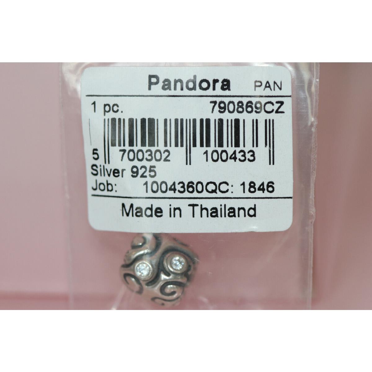 Pandora Daydream Charm Retired 790548CZ 100%+ 13 Years Bagtag Pouch