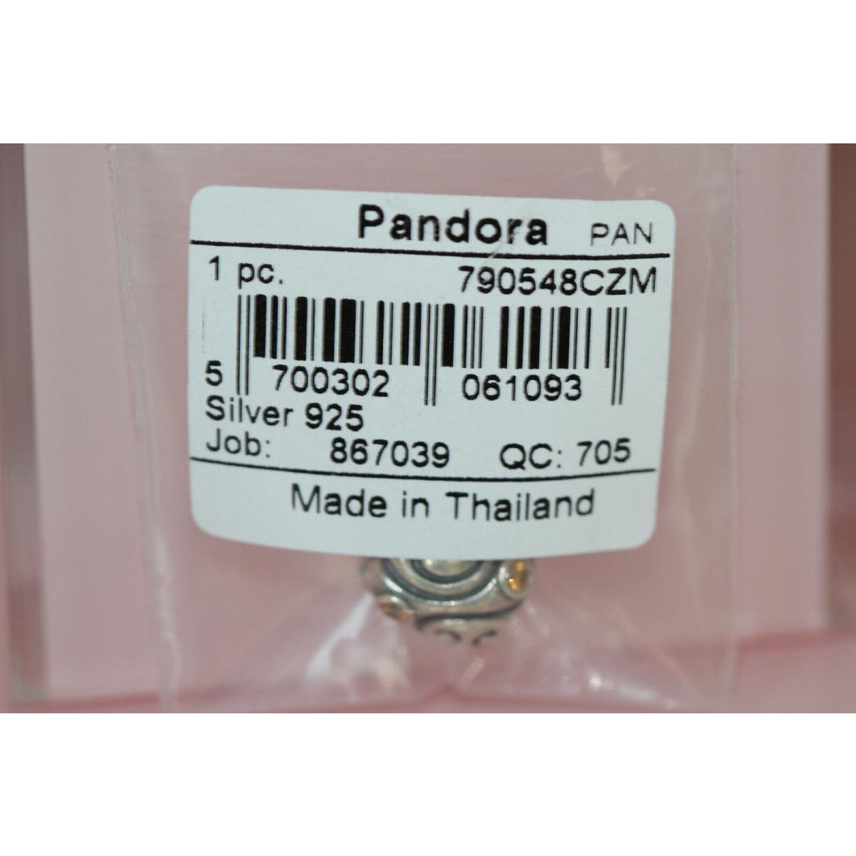 Pandora Daydream Charm Retired 790548CZM Honey 100%+ 13 Years Bagtag Pouch