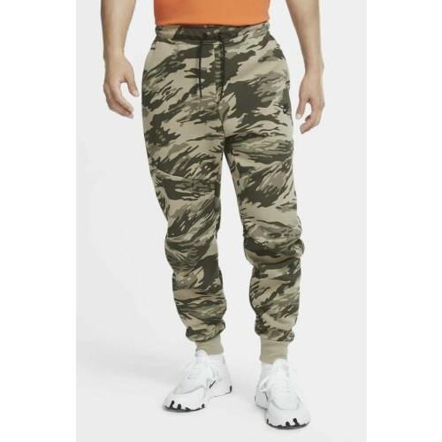 Nike Men s 2XL Rare Tech Fleece Pants Joggers Summit Olive Camo CU4497-342