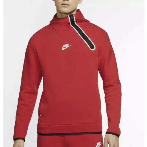 xs red nike hoodie