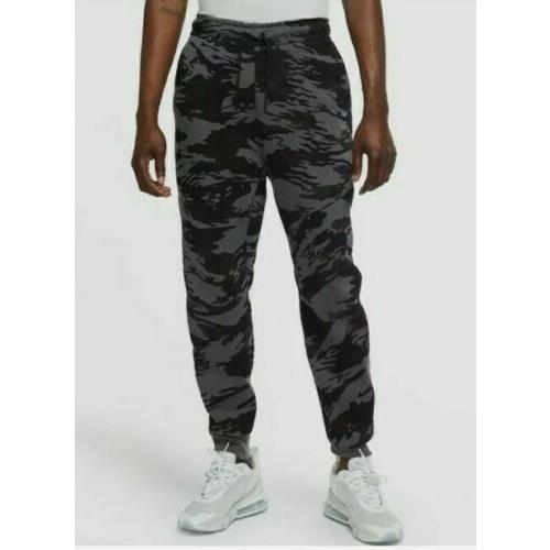 Nike Sportswear Tech Fleece Camo Pants Iron Grey Men`s Sz Small CU4497 068