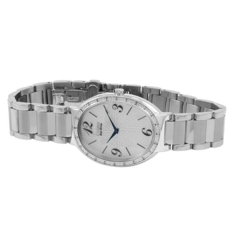 Citizen Allura EX1220-59A Ladies 27mm White Dial Watch