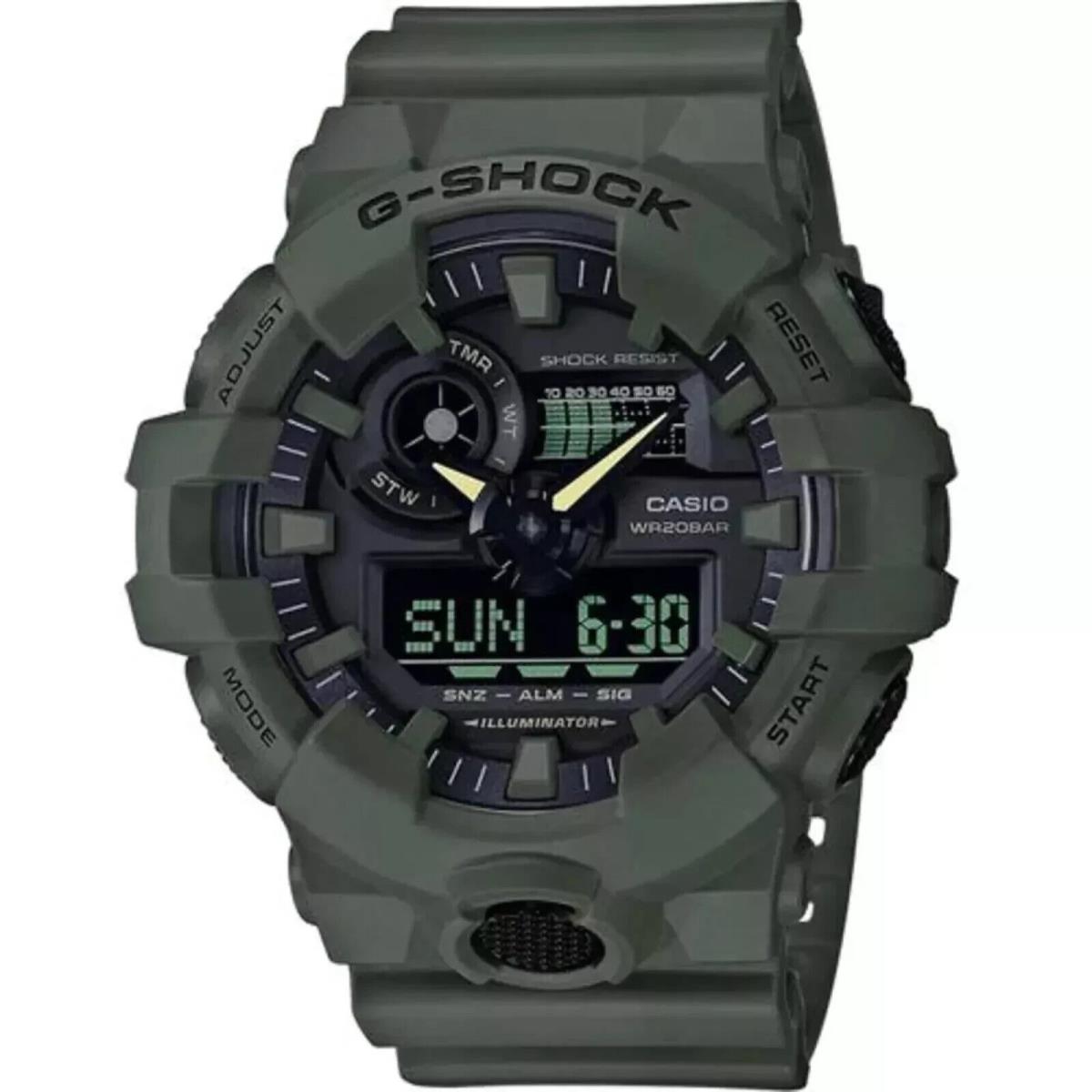 Casio G-shock GA-700UC-3A Olive Green Ana Digi World Time Watch