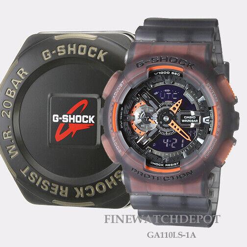 Casio G-shock Men`s Semi Transparent Material Watch GA110LS-1A