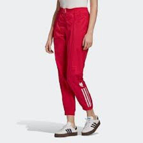 Adidas Paolina Russo Track Pants Scarlet Red White High Waist GF0268 Womens XL