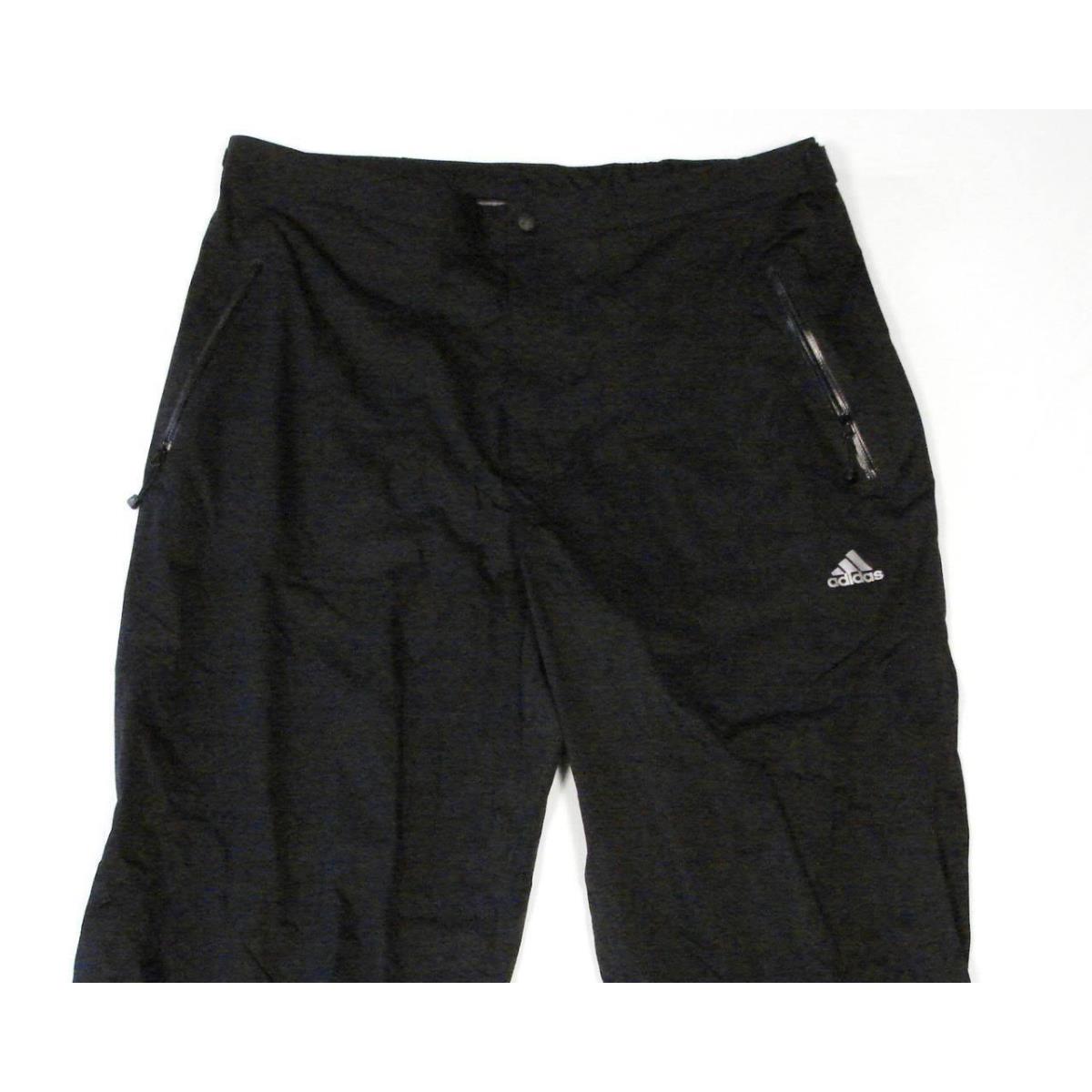 Adidas Golf Climaproof Storm Wind Waterproof Black Pants Men`s Xxl 2XL