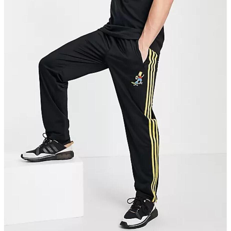 Men`s Adidas Originals x Simpsons Firebird Track Pants Size Large HA5820