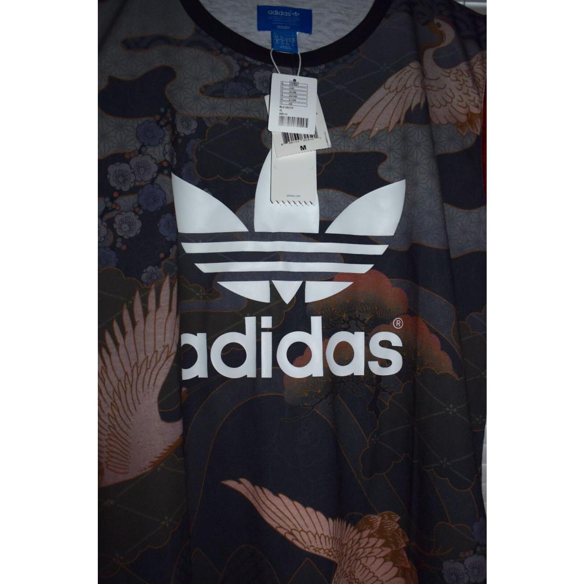 Adidas Originals Rita Ora Kimono Print T Shirt Tank Top Size M SporTipTop