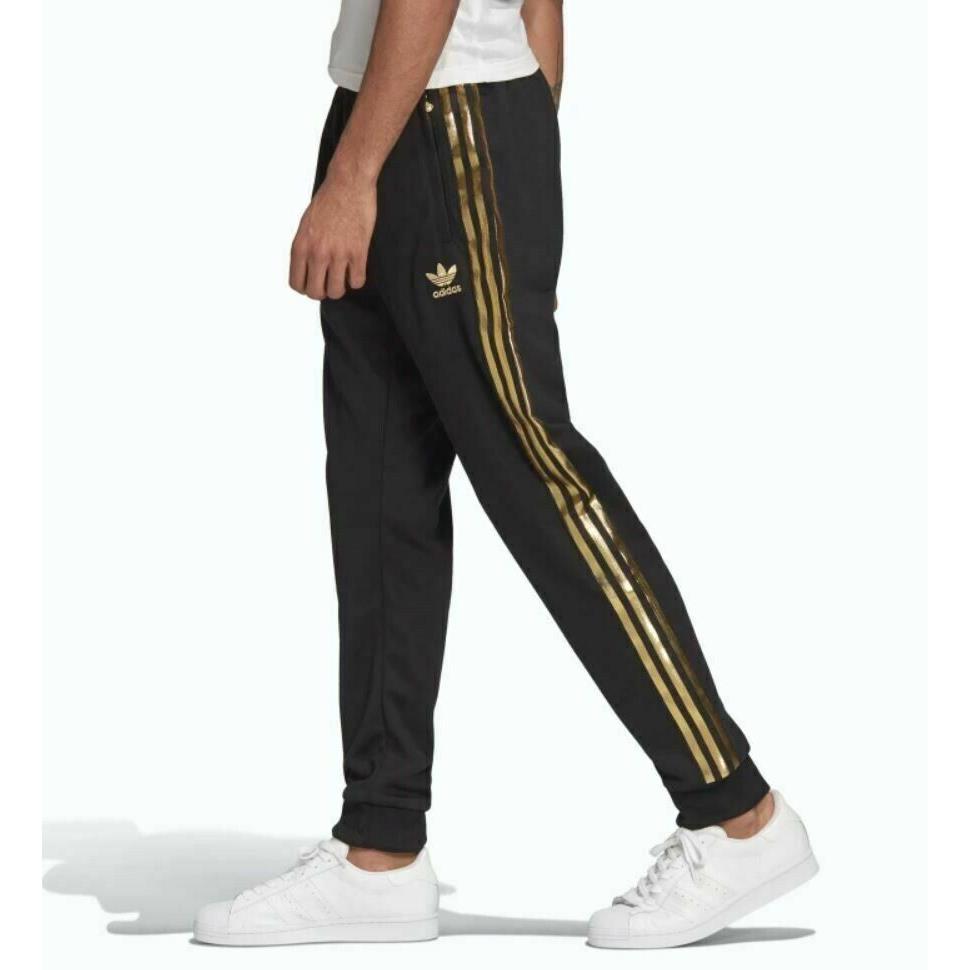 Men`s Adidas Originals Superstar 24K Cuffed Track Pants Large GK0656