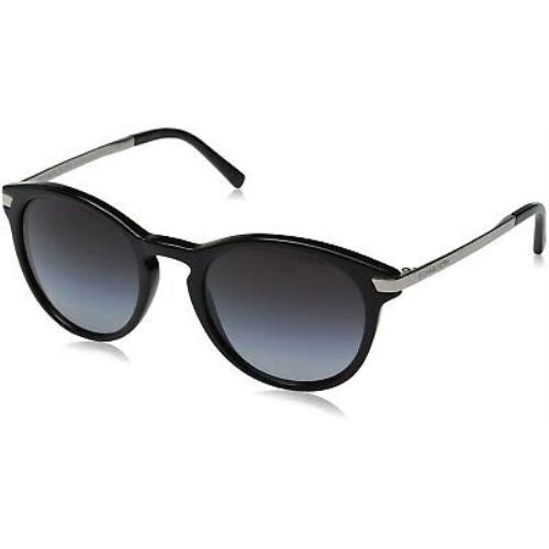 Michael Kors MK2023 316311 Black Adrianna Iii Round Sunglasses - Frame: Black, Lens: Gray