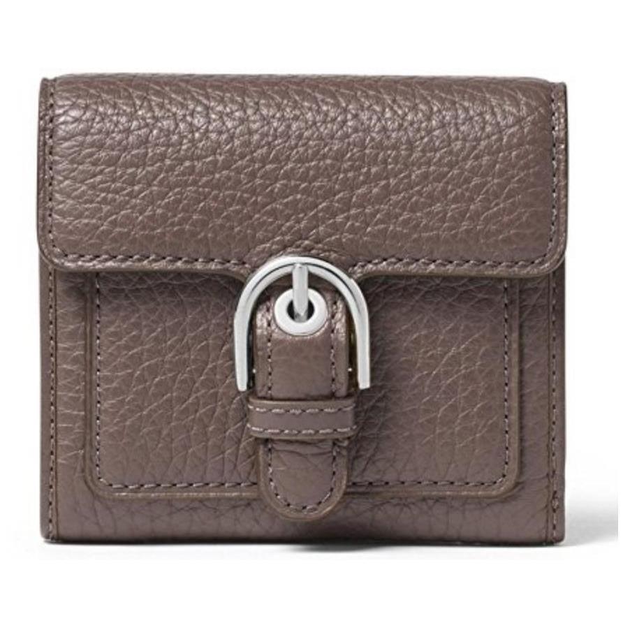 Michael Kors Wallet Cooper Small Cinder Carryall Leather Trifold Coin Pouch